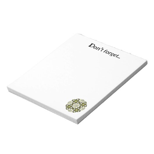 Deel één's caleidoscoop art. vijf notitieblok (Gedraaid)