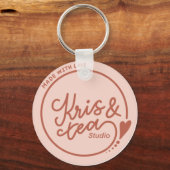 Deel enkele Love Key Ring Sleutelhanger (Achterkant)