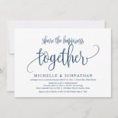 Deel het geluk samen, Trouwen zonder publiek  I Kaart (Voorkant)