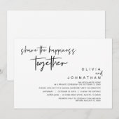 Deel het geluk samen, Vluchtfeestje Kaart (Voorkant / Achterkant)