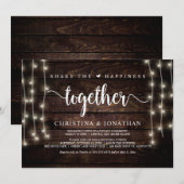 Deel het geluk, Trouwdiner, Vluchten Kaart (Voorkant / Achterkant)