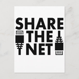 Deel het Netwerk Briefkaart