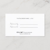 Deel het Ontwerp van de Kaart van de Verwijzing va (Achterkant)