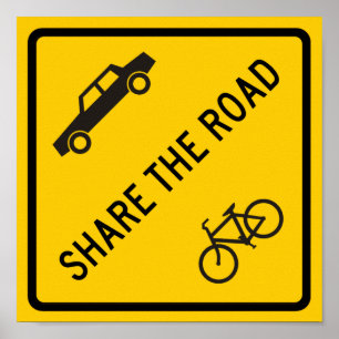 Deel het Teken van de Wegwegen Poster