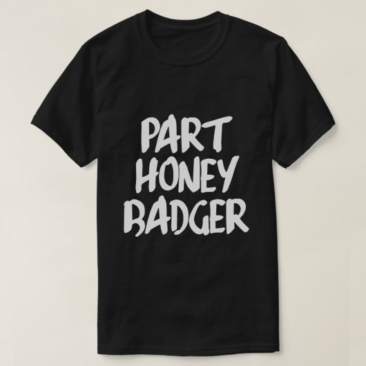 DEEL HONEY BADGER T-SHIRT (Design voorkant)
