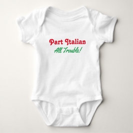 Deel Italiaans Al Trouble Baby Bodysuit