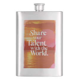 Deel je talent met de wereld flacon
