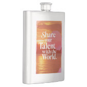 Deel je talent met de wereld flacon (Rechts)
