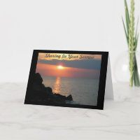 Deel je verdriet op het strand Sympathie