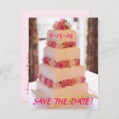 Deel onze liefde-save de datum aankondigingskaart (Voorkant / Achterkant)