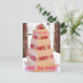 Deel onze liefde-save de datum aankondigingskaart (Staand voorkant)