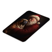 Deel Pei met Kerstman Feestelijke Kerstmis Magneet (Linkerzijde)