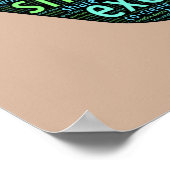 Deel, recyclen, circuleren, uitwisselen, samenwerk poster (Hoek)