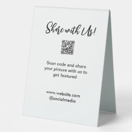 Deel uw afbeelding scan QR-code website toevoegen 