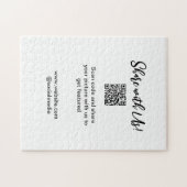 Deel uw afbeelding scan QR-code website toevoegen Legpuzzel (Horizontaal)