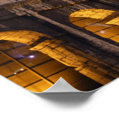Deel van Colosseum bij de schemering Poster (Hoek)
