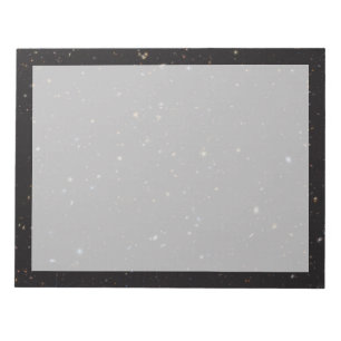 Deel van de hemel met meer dan 45.000 sterrenstels notitieblok