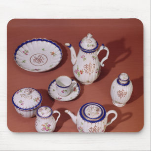 Deel van een Worcester monogrammed-theedienst Muismat