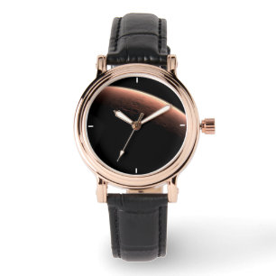 Deel van Mars op de grens van licht en donker. Horloge