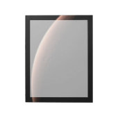 Deel van Mars op de grens van licht en donker. Notitieblok (Gedraaid)