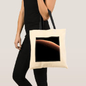 Deel van Mars op de grens van licht en donker. Tote Bag (Voorkant (product))