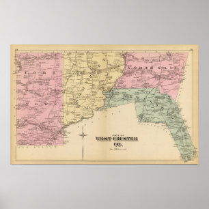 Deel van West Chester County, New York Poster
