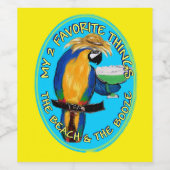 DEEL WIJN ETIKET (Enkel label)