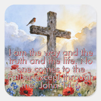 Deelbare stickers met Johannes 14:6