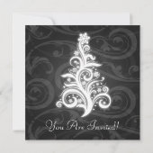 Deelname aan legant Swirly Tree Black Kaart (Achterkant)