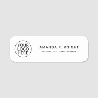 Deelnemer aan de Business Logo Minimalist Conferen Naamplaatje
