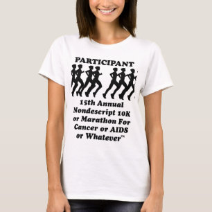 Deelnemer Nondescript 10K Marathon T-Shirt