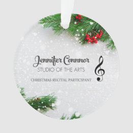 Deelnemeringsornament voor recital ornament