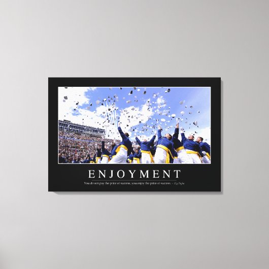 Deelneming: Inspirerend prijsopgave Canvas Afdruk (Voorkant)