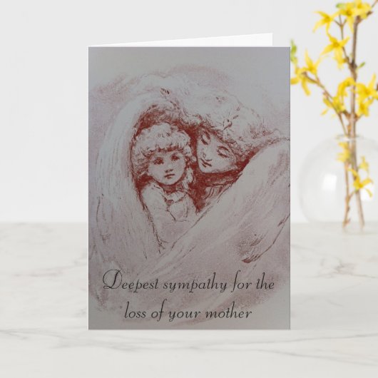 Deelneming voor het Overgaan van een Moeder Kaart (Gele Bloem)