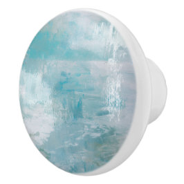 Deels Bewolkte Lucht Keramische Deurkruk Knop