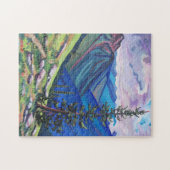 Deels troebel - Mountain Puzzle Legpuzzel (Horizontaal)