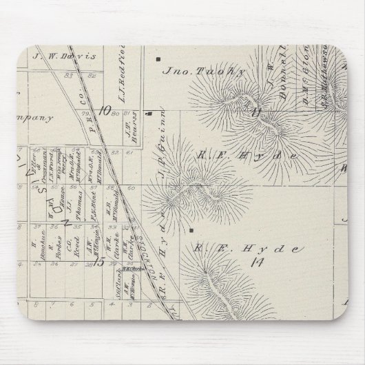 Deelsectoren Pioneer Land Co Muismat (Voorkant)