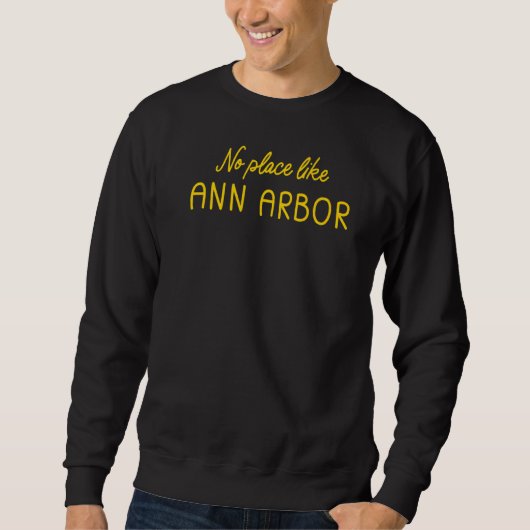 Deelstaat Ann Arbor Michigan Trui (Voorkant)