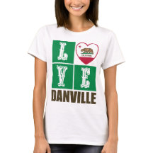 Deelstaat Californië - Vlag Heart Danville