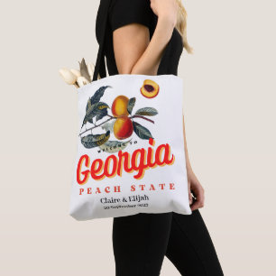 Deelstaat Georgia Wedding Canvas tas