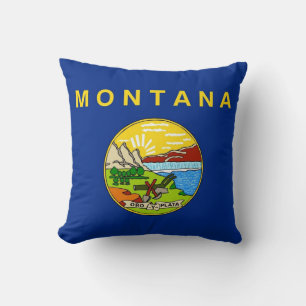 Deelstaat Montana Vlag Amerikaans MoJo Pillow Kussen