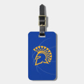 Deelstaat San Jose Spartans: Basketball Bagagelabel (Voorkant verticaal)