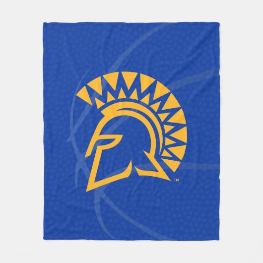 Deelstaat San Jose Spartans: Basketball Fleece Deken (Voorkant)