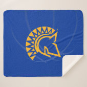 Deelstaat San Jose Spartans: Basketball Sherpa Deken (Voorkant (horizontaal))