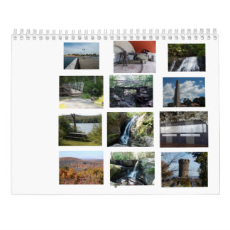 Deelstaatparken met verbinding kalender