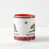 Deelstaatvlag Californië Mok (Midden)