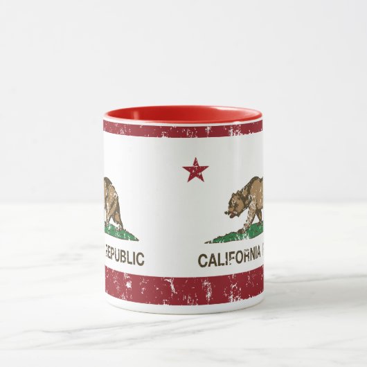 Deelstaatvlag Californië Mok (Midden)