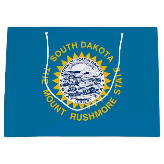 Deelstaatvlag Zuid-Dakota Groot Cadeauzakje (Voorkant)
