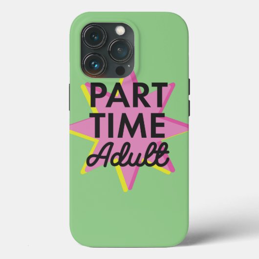 Deeltijd Volwassene Case-Mate iPhone Case (Achterkant)