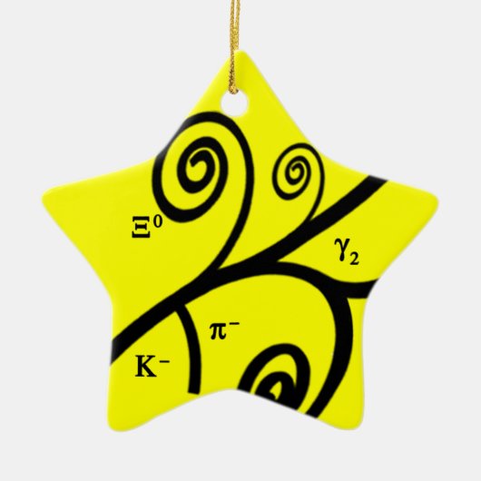 Deeltjes! Keramisch Ornament (Voorkant)